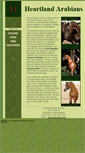 Mobile Screenshot of heartlandarabians.com
